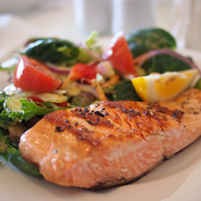 Grilled Salmon Plate