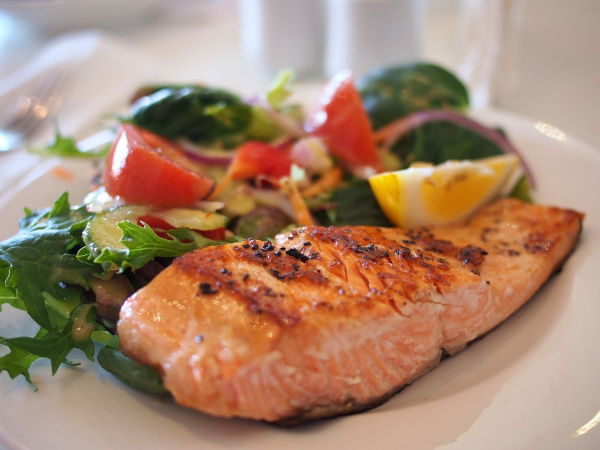 Grilled Salmon Plate